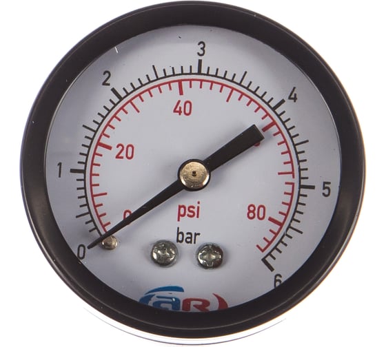 Изображение товара Манометр аксиальный 6 атм, 50 мм AquamotoR AR112009