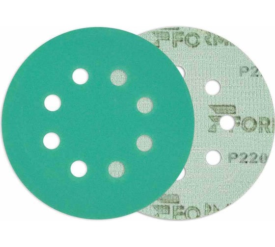 Изображение товара Диск на пленочной основе FILM 125 мм, 8 отверстий, P220, 100 шт Formel 81351120220