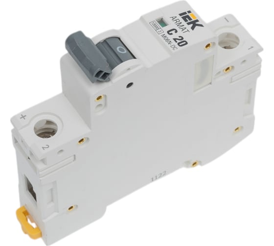Изображение товара Автоматический выключатель IEK Armat m06n-dc 1p c 20а AR-M06N-1-C020DC