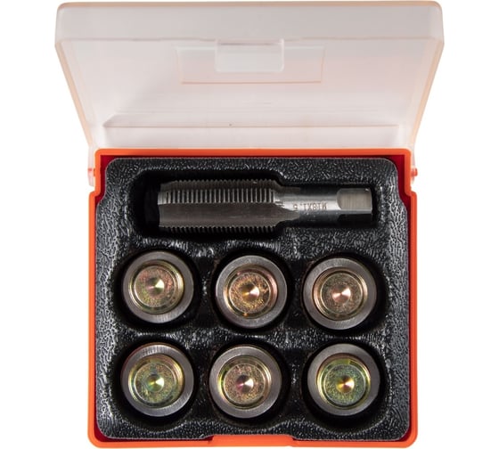 Изображение товара Набор для ремонта масляных пробок AFFIX М17x1,5, кейс, 19 предметов AF10347017C