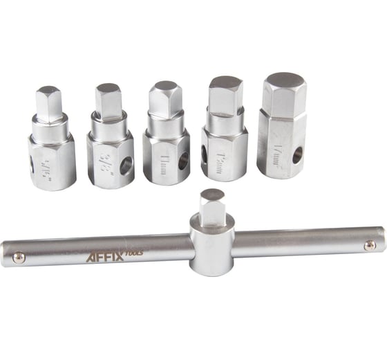 Изображение товара Набор насадок для пробок слива масла AFFIX кейс, 12 предметов AF10348012C