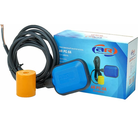 Изображение товара Поплавковый выключатель 3 м AquamotoR AR PC-8A AR112013