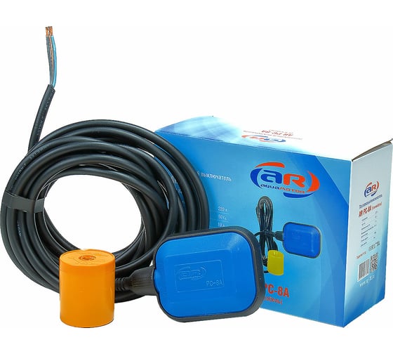 Изображение товара Поплавковый выключатель 6 м AquamotoR AR PC-8A AR112014