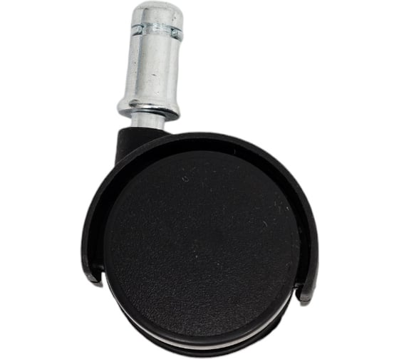 Изображение товара Мебельное колесо Tech-Krep поворотное, пластик, черный, штифт М11, D40, б/т - пакет 152339