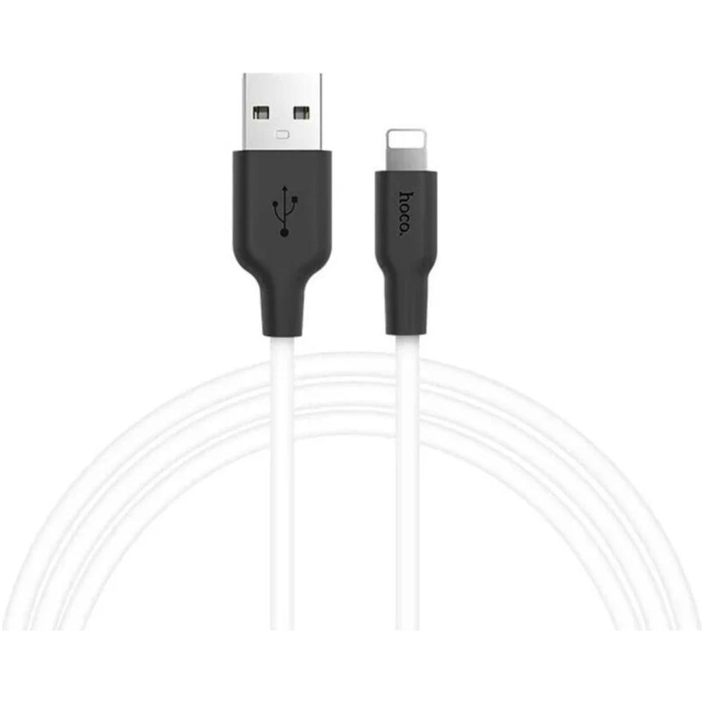 Изображение товара Кабель Hoco Usb x21 plus silicone lightning 8-pin 2 метра для зарядки и синхронизации