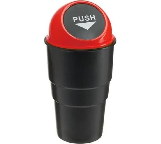 Изображение товара Пепельница с крышкой в авто ZDK стакан, красный Car03/red