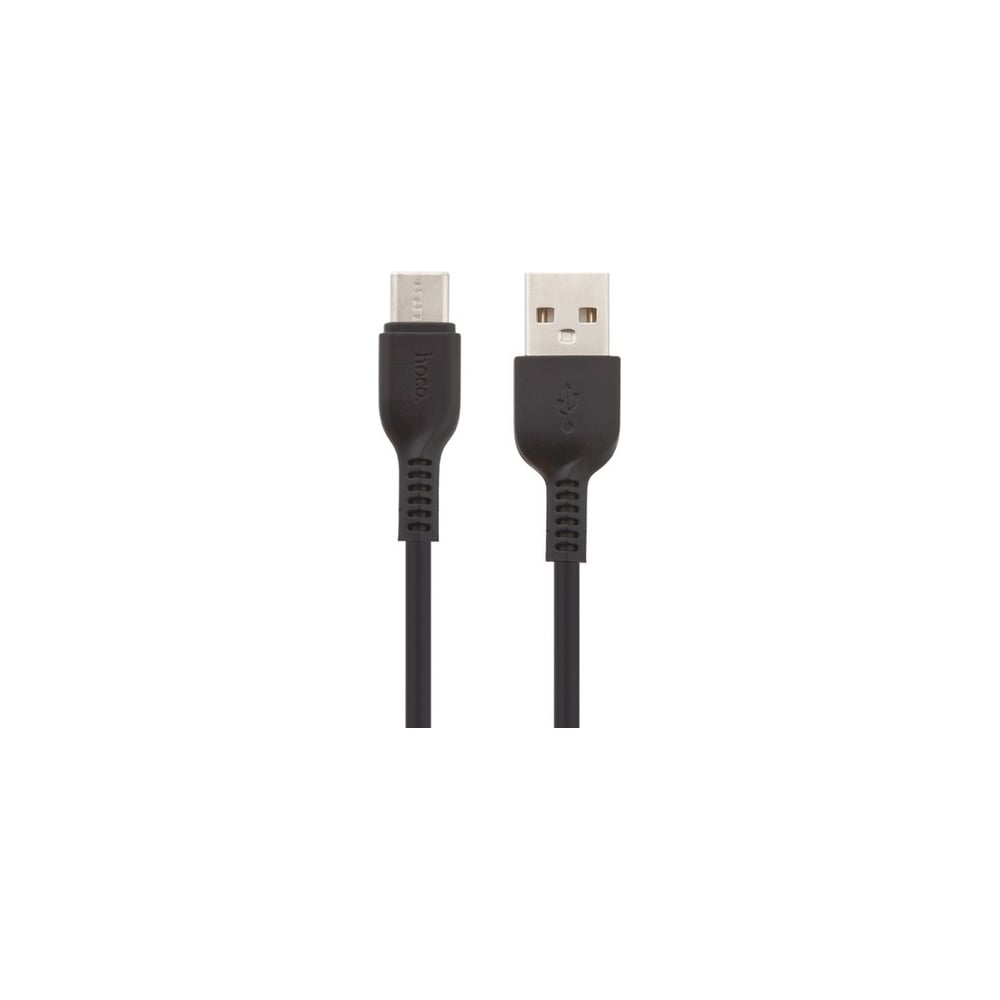 Изображение товара Usb кабель Hoco x20 flash type-c, 2м, tpe (черный) 0L-00043969