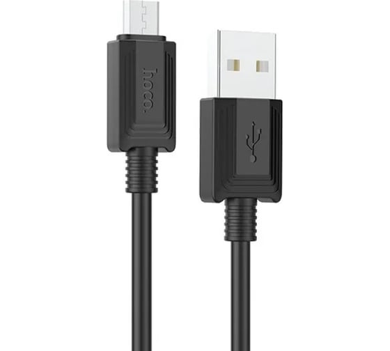 Изображение товара Usb кабель Hoco x73 microusb, 2.4а, 1м, pvc (черный) 0L-00055138
