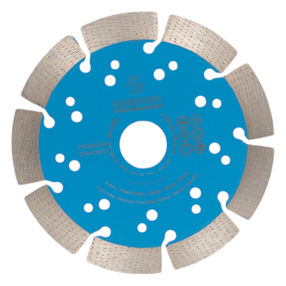 Изображение товара Алмазный диск 125 мм сегментированный по бетону EIBENSTOCK 3744D000