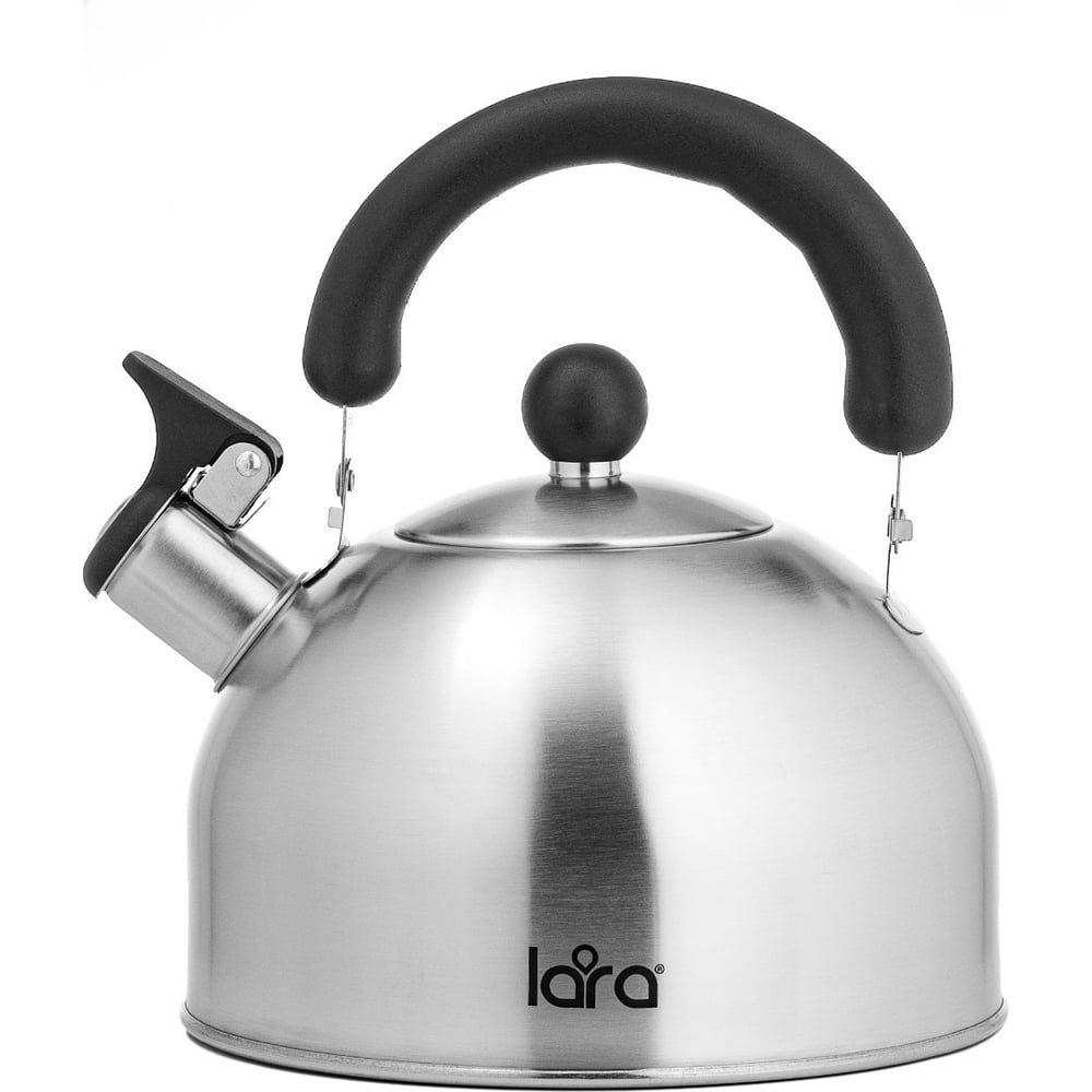 Изображение товара Зеркальный чайник Lara 2.5 л с индукционным дном и свистком