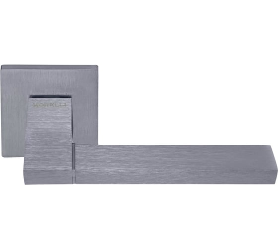 Изображение товара Дверная ручка MORELLI MH-47-S6 SSC "Ystad", на квадратной розетке 6 мм, цвет - суперматовый хром 9014420