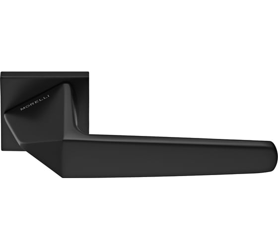 Изображение товара Дверная ручка MORELLI MH-55-S6 BL, "Souk" на квадратной розетке 6 мм, цвет - черный 9014425