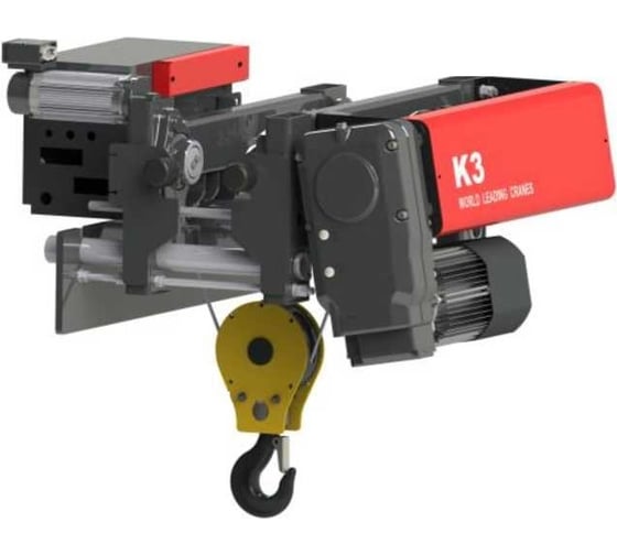 Изображение товара Электрическая канатная передвижная таль WORLDHOISTS K3104L-5Т-6М UCDWH56