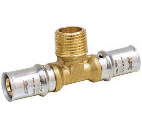 Изображение товара Пресс-тройник APE НР 20х1/2х20 AP133 20x12x20