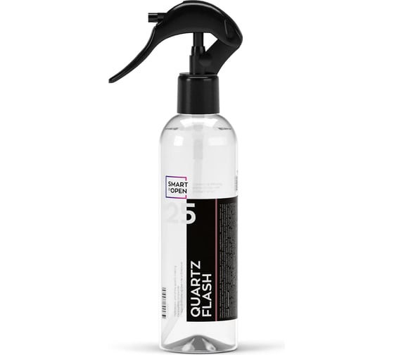 Изображение товара Кварцевое покрытие для кузова автомобиля с гидрофобным эффектом и блеском Quartz Flash, 0.25 л Smart Open 1525025