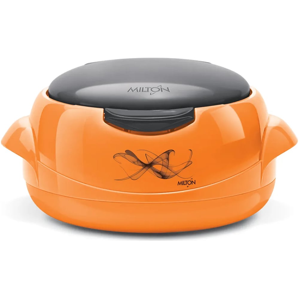 Изображение товара Термокастрюля MILTON MICROWOW ONE TOUCH 2500 мл оранжевая