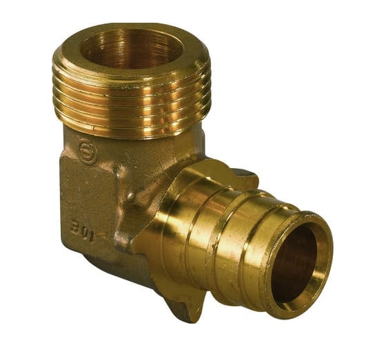 Изображение товара Угольник с наружной резьбой UPONOR Q&E 20-G1/2"НР '50Ф UP 1023020