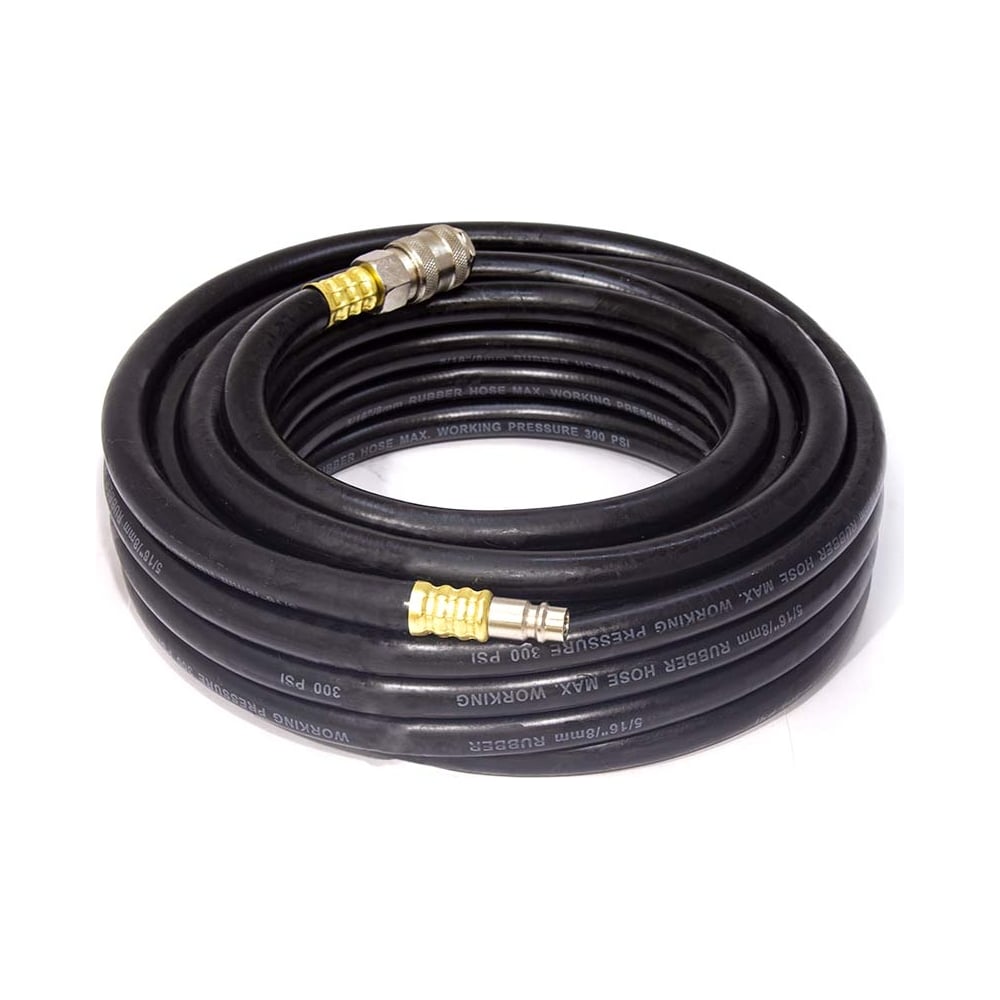 Изображение товара Шланг резиновый с быстроразъемными соединениями 5 м. 15x8 мм PI TOOLS 489