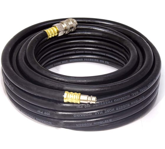 Изображение товара Шланг резиновый с быстроразъемными соединениями 5 м. 15x8 мм PI TOOLS 489