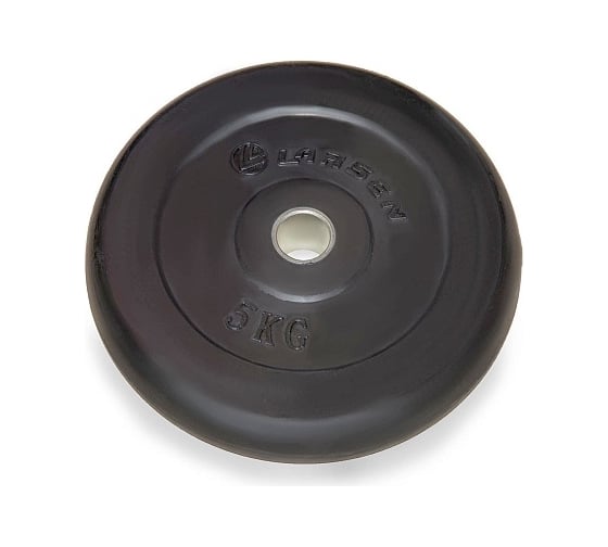 Изображение товара Обрезиненный диск Larsen nt121 черный, 31мм, 5кг 4690222048339