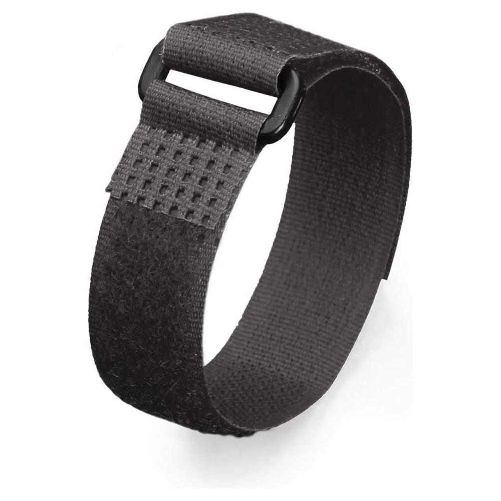 Изображение товара Стяжки велькро FORTISFLEX КСВ-П 20х300 черные, многоразовые, нейлоновые, 10 шт