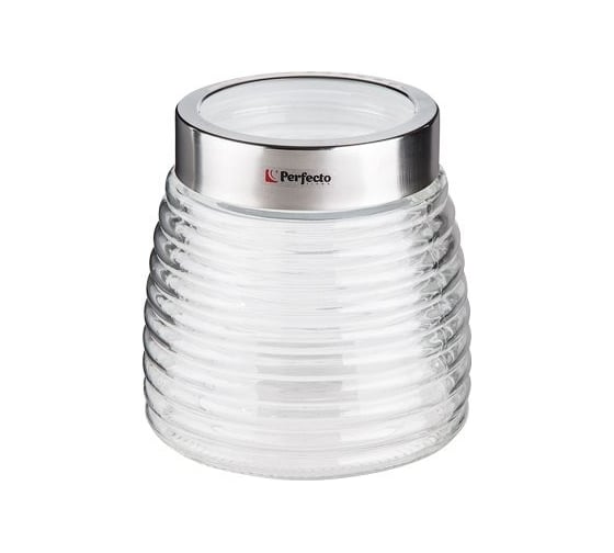 Изображение товара Стеклянная банка для сыпучих продуктов PERFECTO LINEA Azhur 0,9 л 34-900001