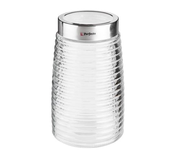 Изображение товара Стеклянная банка для сыпучих продуктов PERFECTO LINEA Azhur 1,6 л 34-160001