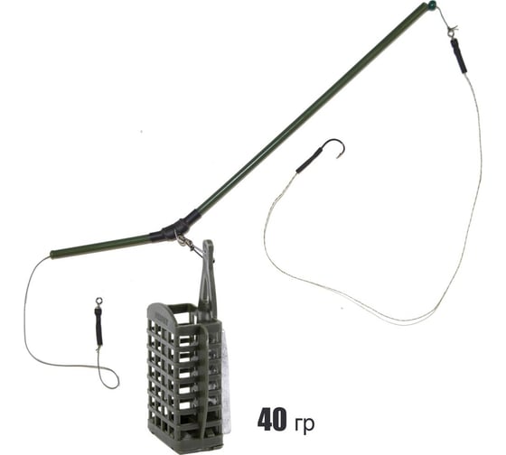 Изображение товара Фидерный монтаж Salmo SQUARE 040г SF002-040