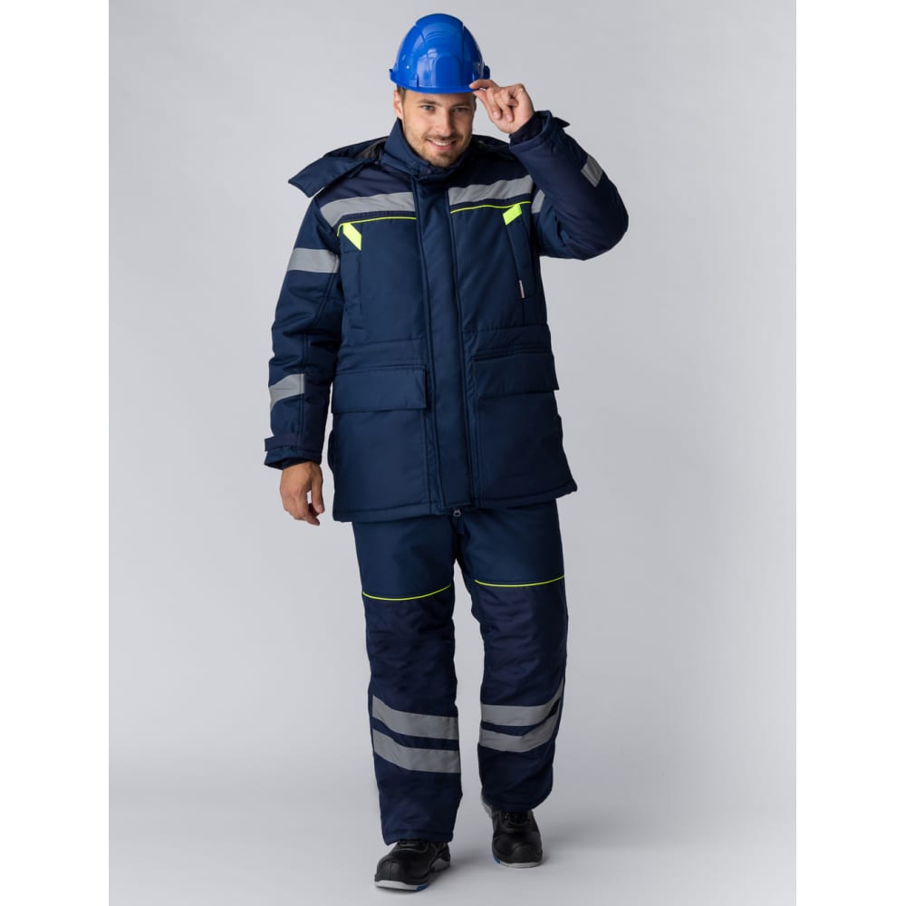 Утепленный мужской костюм факел profline specialist winter темно-синий, р.64-66, рост 182-188 87467735.013 - фото 1