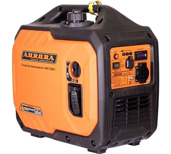Изображение товара Инверторный генератор Aurora AGE 2500 i в кожухе, max 2.0 кВт, 230 В, бензин 35477