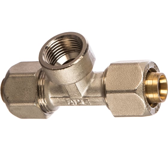 Изображение товара Тройник с 2 адаптерами APE ВР1/2х20 732L 12x20