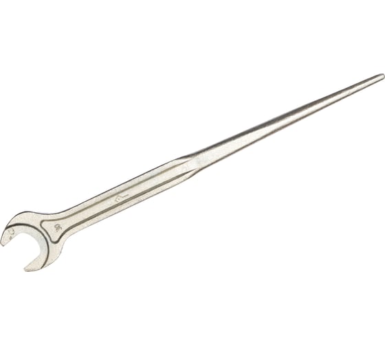 Изображение товара Ключ 30 коликовый односторонний с открытым зевом ТУ ст.40Х оцинкованный КЗСМИ КГКМ 51191217