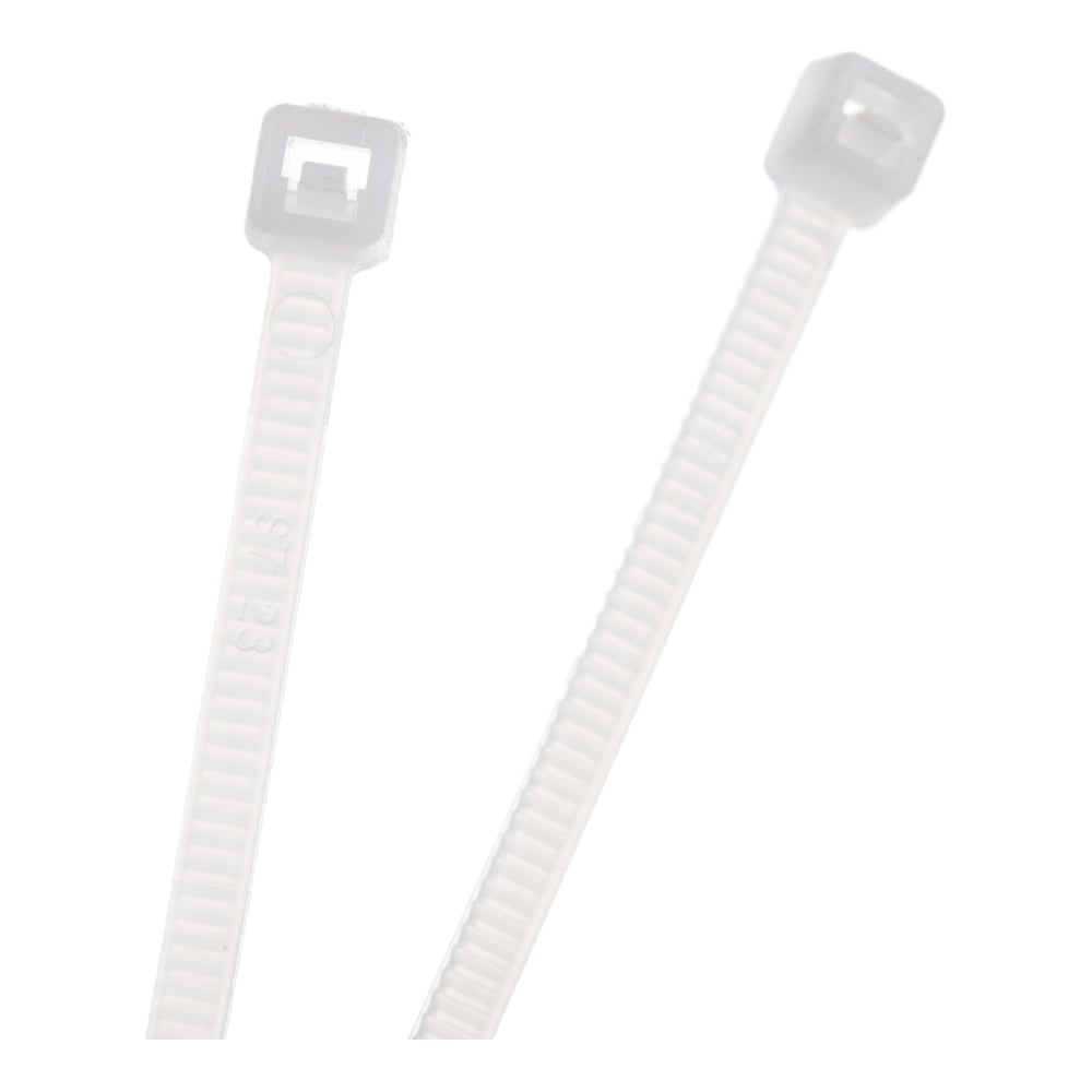 Изображение товара Нейлоновая многоразовая стяжка REXANT 100x2,5 мм белая 100 шт