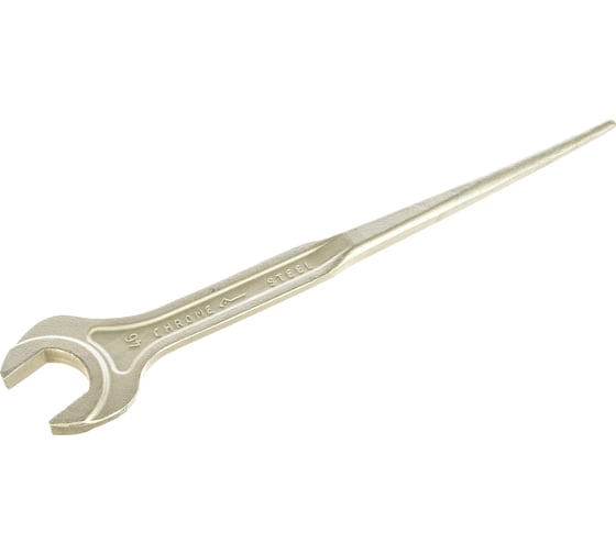 Изображение товара Ключ 46 коликовый односторонний с открытым зевом ТУ ст.40Х оцинкованный КЗСМИ КГКМ 51196217