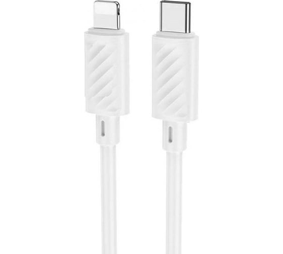 Изображение товара Usb-c кабель Hoco x88 gratified lightning 8-pin, 3а, pd20w, 1м, pvc (белый) 0L-00056438