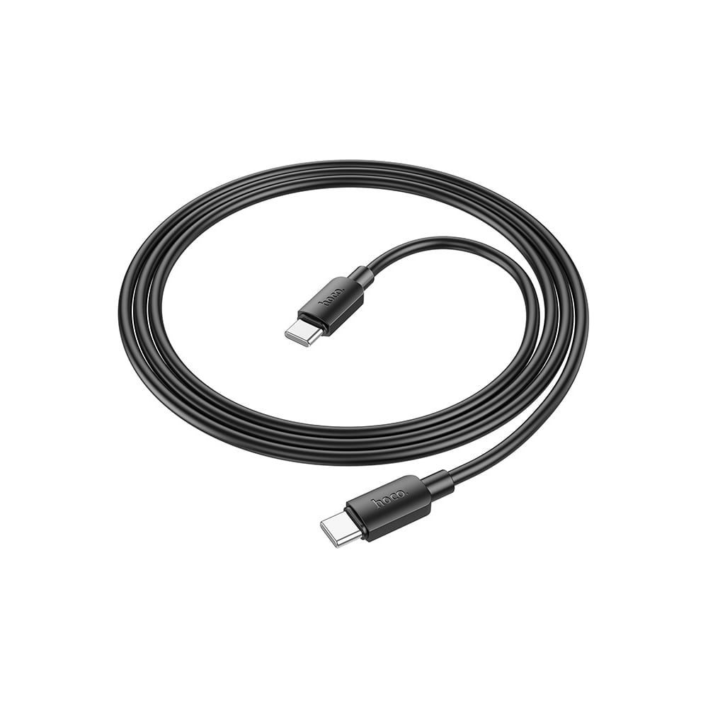 Изображение товара Usb-c кабель Hoco x96 hyper type-c, 3а, pd60w, 1м, pvc (черный) 0L-00058901 6931474799128