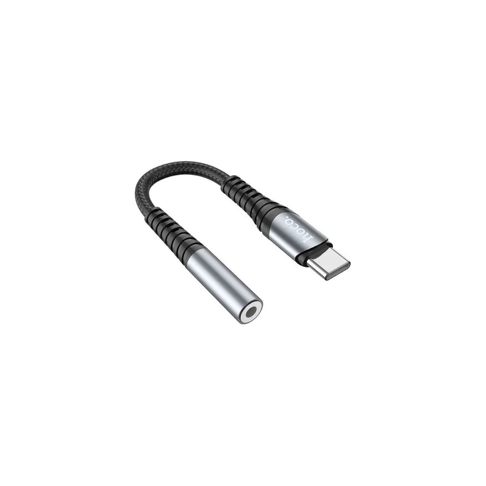Изображение товара Аудио адаптер Hoco LS33 Type-C на 3.5 мм серебряный