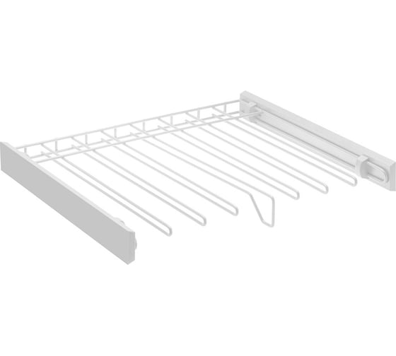 Изображение товара Вешалка для брюк GTV SMART, в модуль 600 мм, без направляющих, белая W-WSPD60-BP-10