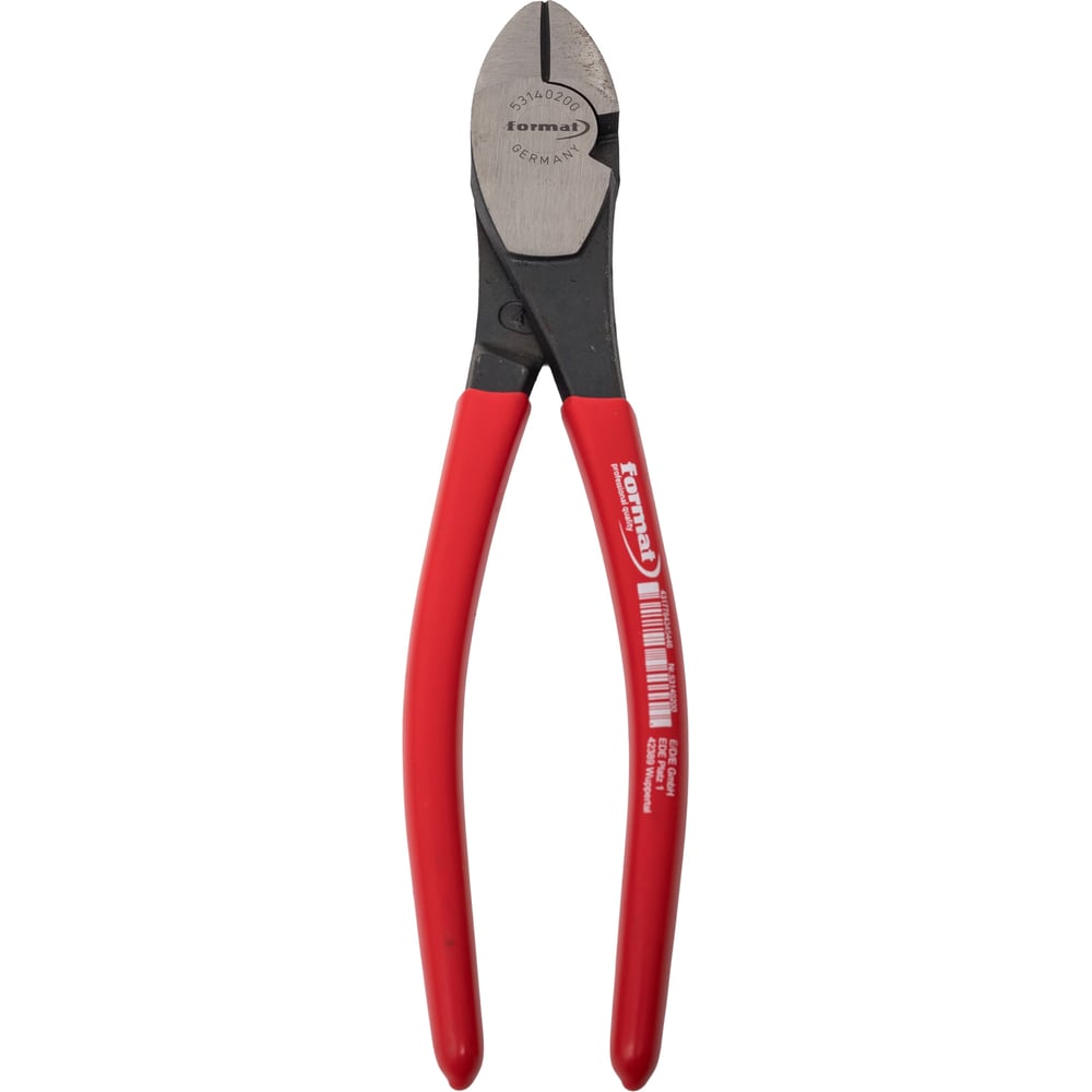 Изображение товара Бокорезы Format усиленные 200мм с шлифованными губками и ПВХ рукоятками