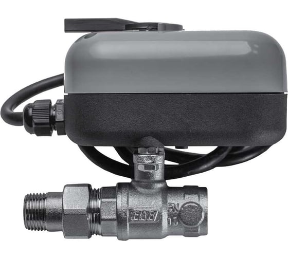 Изображение товара 2-х ходовой зонный шаровой кран с ручной деблокировкой FAR 220 В, 1/2", НР-ВР, 8 сек FA 300717 1208