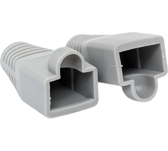 Изображение товара Изолирующий колпачок EKF TERACOM для коннекторов RJ-45, PVC, серый, упаковка 10 штук TRC-BT-RJ45-PVC-10