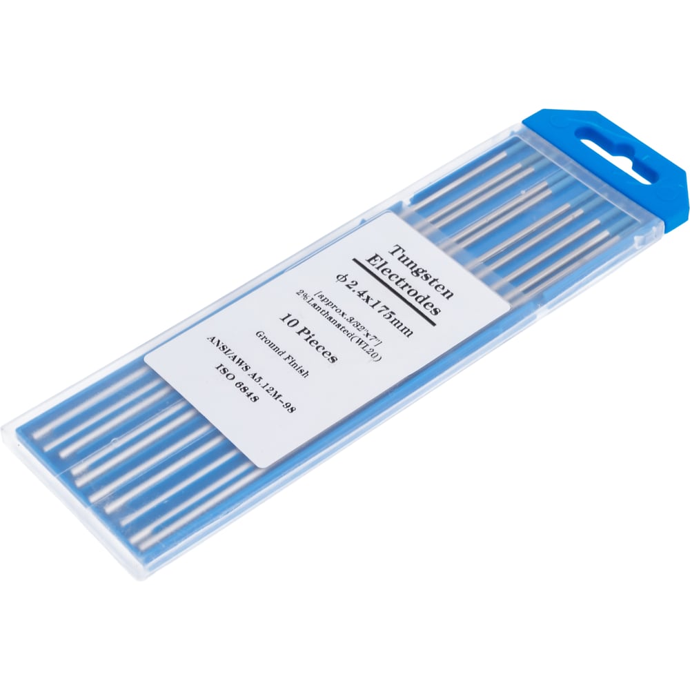 Изображение товара Электрод вольфрамовый синий WL-20 2.4 мм 10 шт для сварки