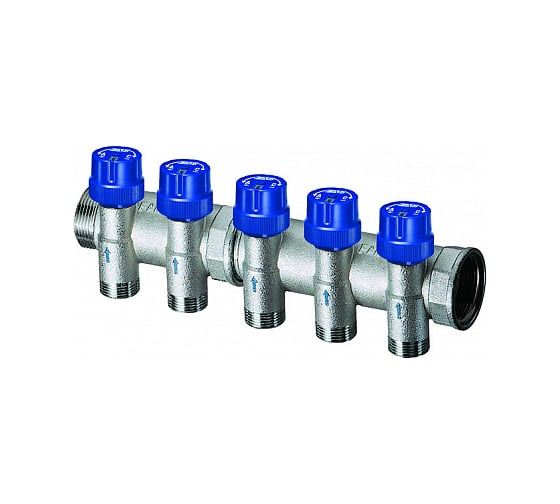 Изображение товара Терморегулирующий коллектор FAR 1", 4 отвода, 3/4" EUROKONUS FK 3911 13404