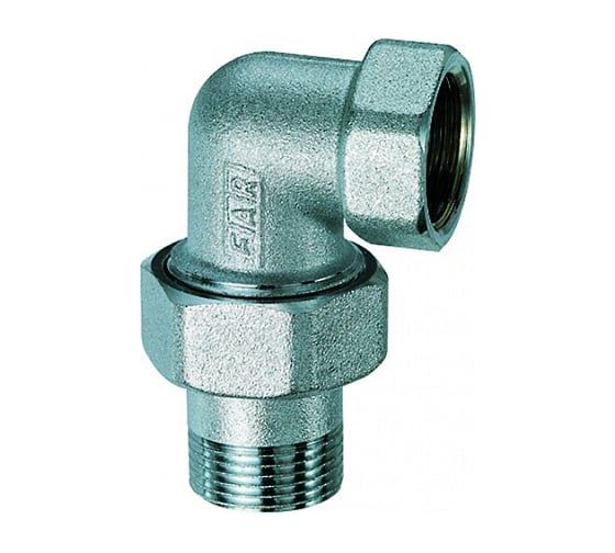 Изображение товара Угловой трехсоставной фитинг FAR 3/4" FC 5200 34