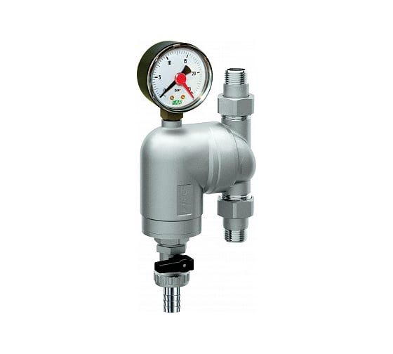 Изображение товара Фильтр FAR 100 мкм, с манометром, Max: 95 C, 25 бар. 1/2" НР FA 39A4 12100