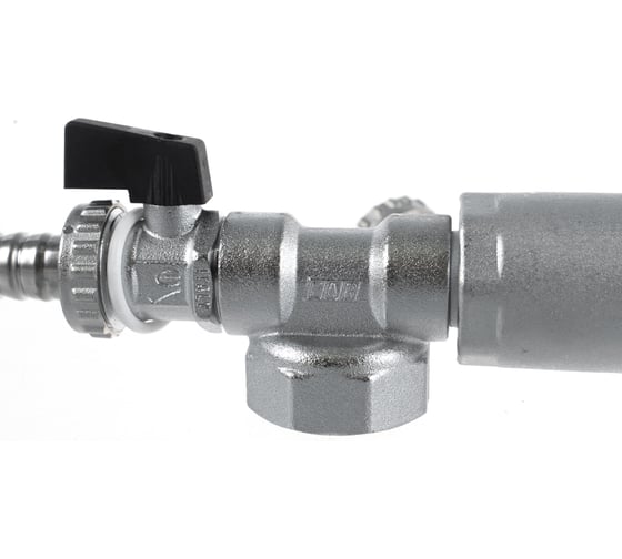 Изображение товара Хромированный узел с воздухоотводчиком и сливным краном FAR 1" ВР FK 4070 138