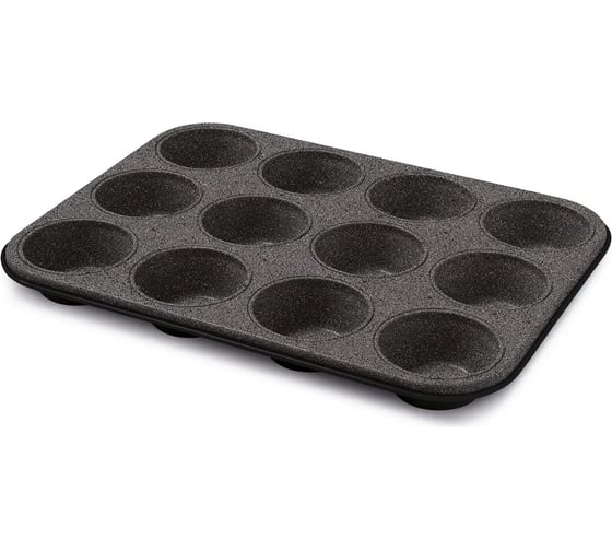 Изображение товара Форма для 12 маффинов GUARDINI Black Stone 35x27 см 00481DGWBGNAM