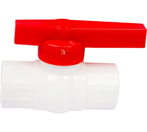 Изображение товара Шаровой кран Санакс мак, с резьбой, полипропиленовый из абс-пластика 1/2 вн/вн 772781