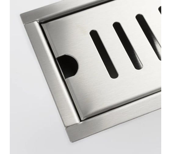 Изображение товара Линейный трап Санакс из нержавеющей стали, 500x75 мм, линейный, вертикальный 772791