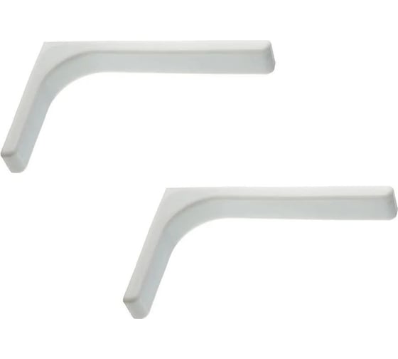 Изображение товара Полкодержатель GTV L- 240 мм, белый 2 шт WB-WS-24-010